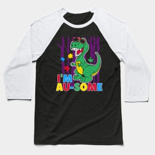 autism dinosaur autism awareness gifts Baseball T-Shirt